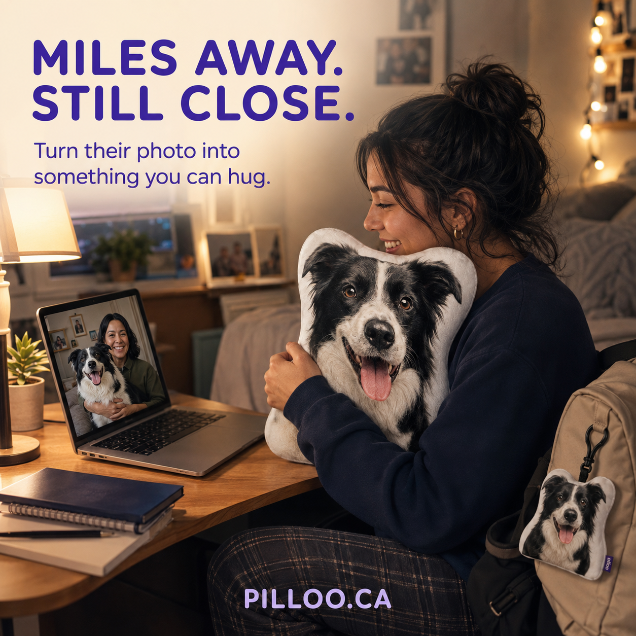 Custom Shaped Pet Photo Pillow
