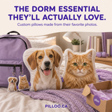 Custom Shaped Pet Photo Pillow